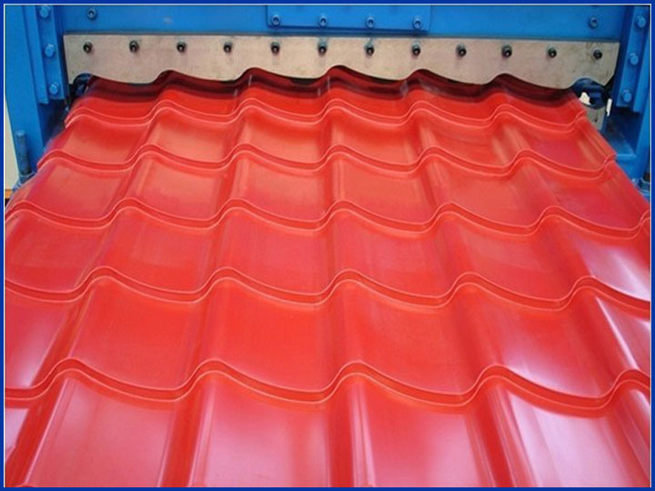 PVC Glazed Roof Tile Making Machine