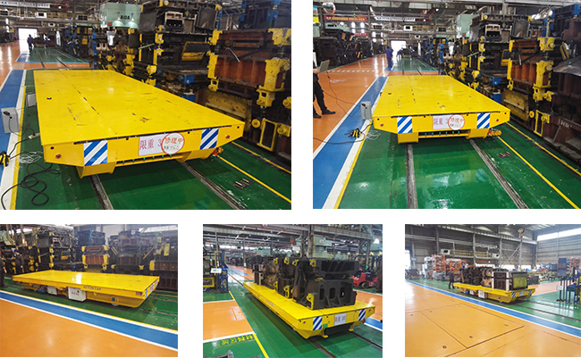 Various Material Handling Electric Railway Cart with Heavy Load