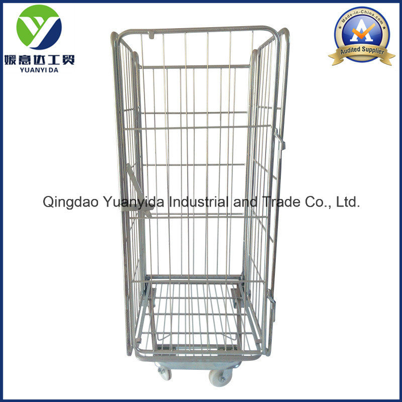 4-Sides a-Frame Warehouse Big Wire Mesh Roll Container