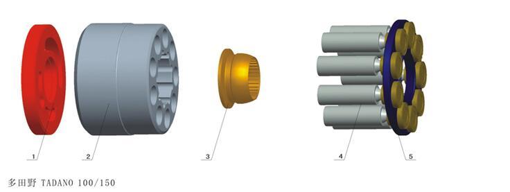 Tadano 100/150 Hydraulic Pump Spare Parts Repair Kits