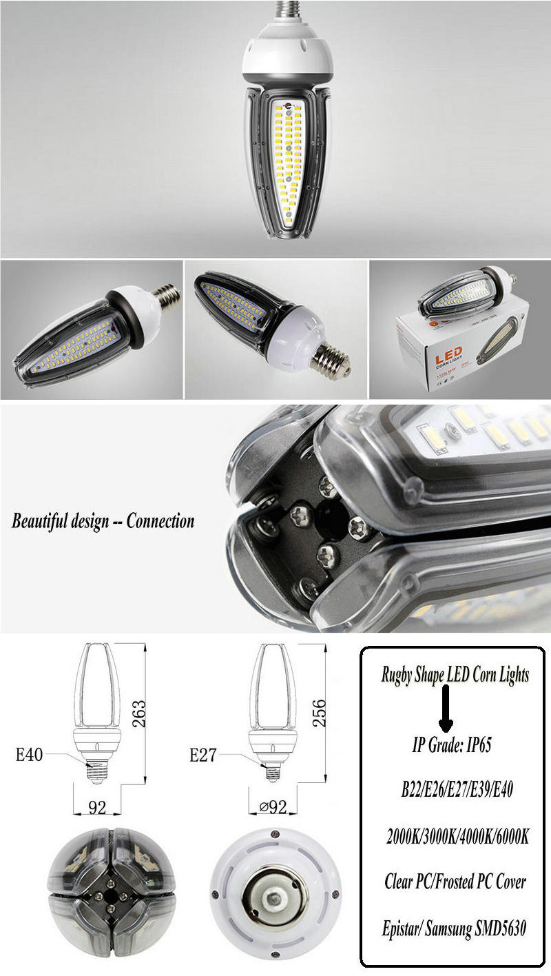 Energy Saving E26 E27 E39 E40 Street Bulb 50W LED Corn Light