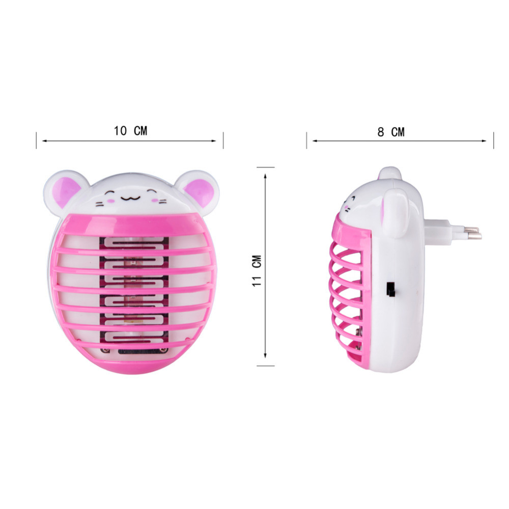 Cute Mini Electronic Mosquito Killer Lamp Fly Bug Insect Trap Killer Anti Mosquito Repellent