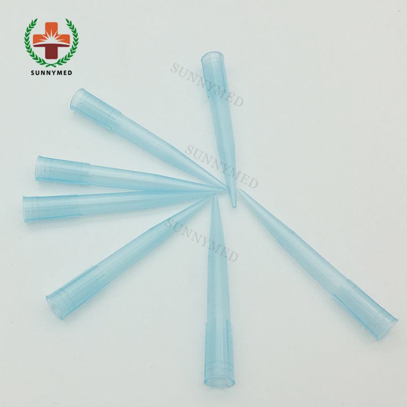 Sy-L016 Medical Consumables Laboratory Disposable Blue Color Filter Pipette Tips