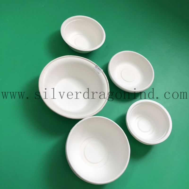 Sugarcane Pulp Material Disposable Paper Tray for Food Use