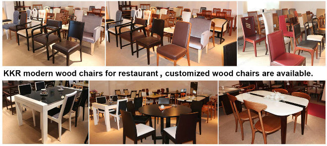 Kingkonree 4 Seaters Artificial Stone Restaurant Dining Table and Chair