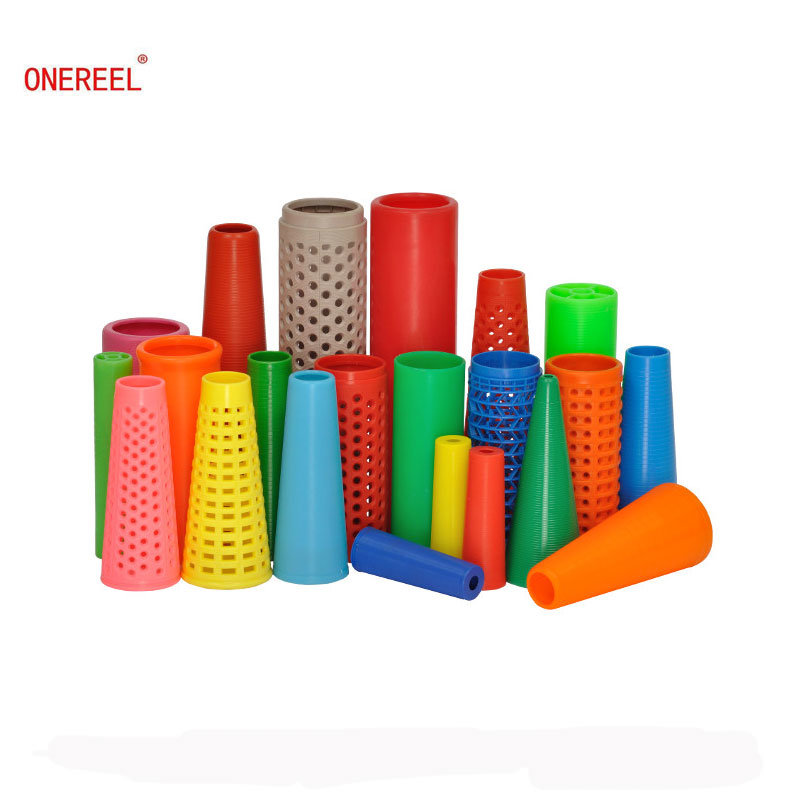 Colorful Textile Plastic Bobbins for Yarn