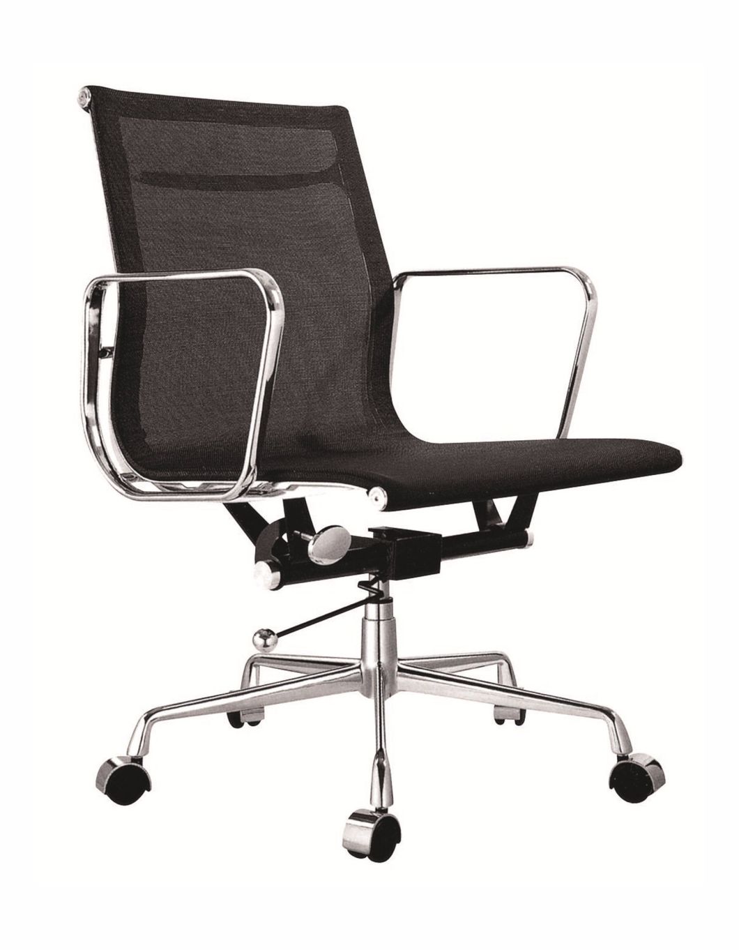 Low Back Comfort Mesh Metal Arm Executive Manager Waiting Chair