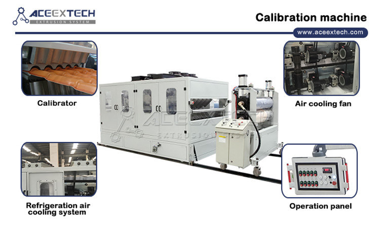 ASA PMMA Coated PVC Bamboo Tile Extruder Line