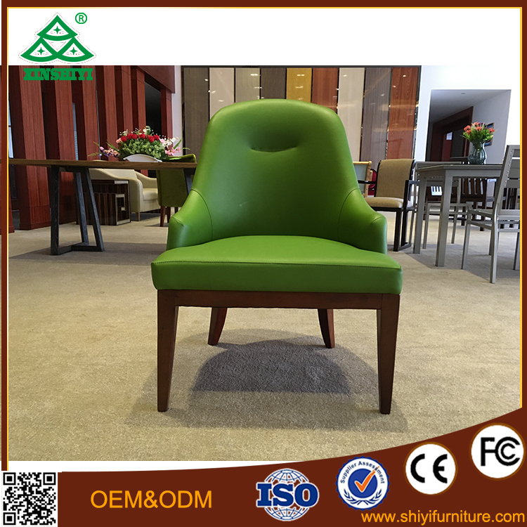 Tea Bar Cafe Restaurant Chairs Oak Wooden Chair Armrest Upholstered Chair Simple Modern Chair