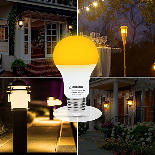 A19 Light Sensor Bulb 6W LED Mosquito Repellent Bulb for Home Using