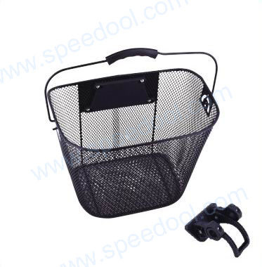 Steel Wire Bicycle Basket with Quick Release