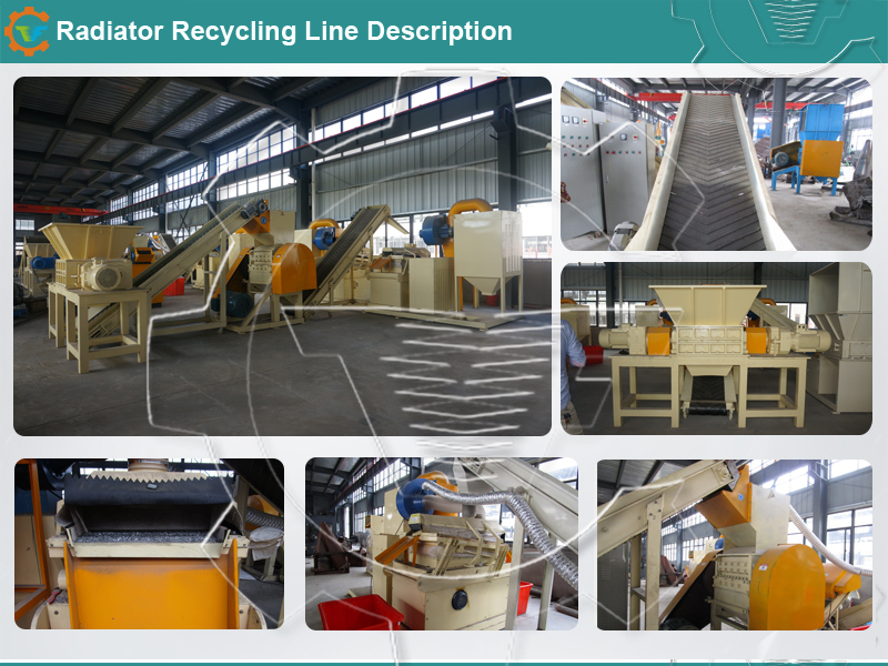 Copper Radiator Scrap Recycling Granulator Machine