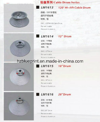 Cable Drum for Garage Door, Spring Fitting Cable Drum