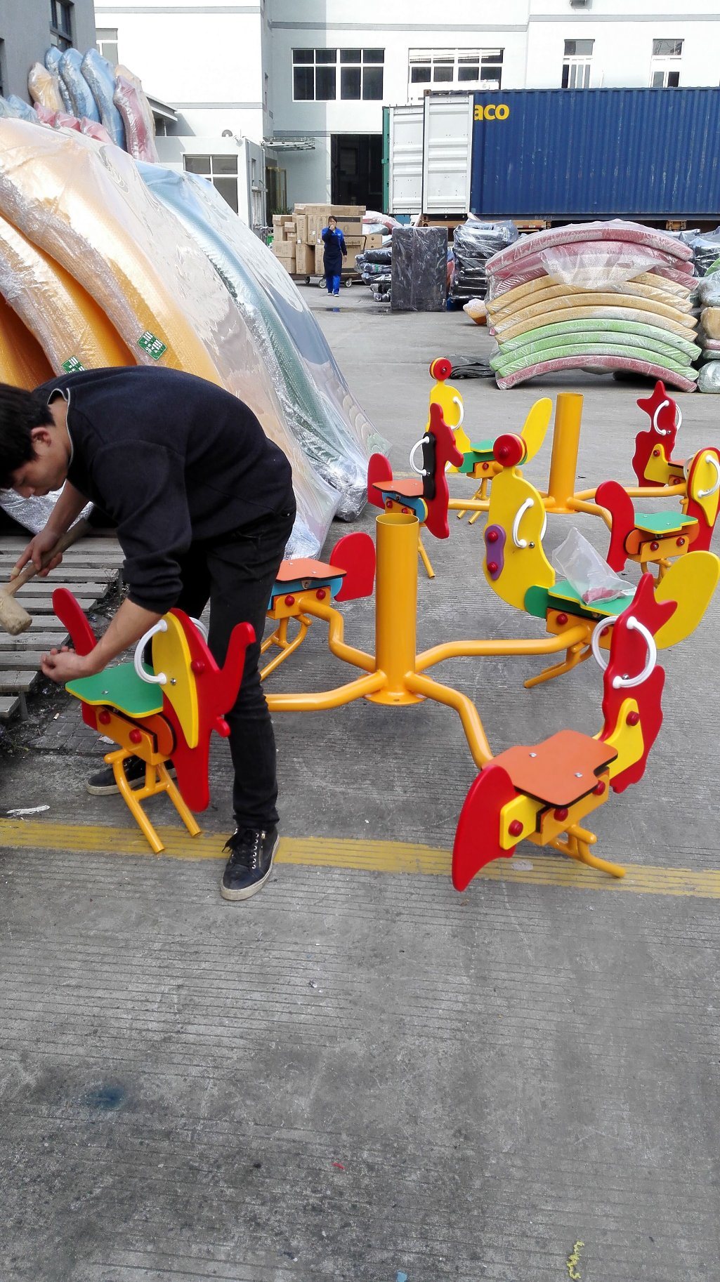 HDPE Board Swivel Chair for Kids