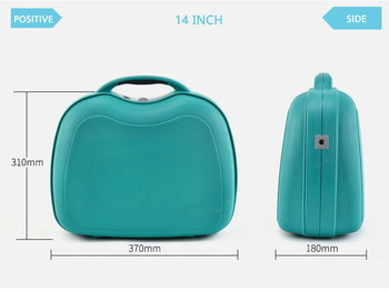 Bubule Rolling Travel Luggage Bag Sets Hot Sale 3 Piece PP Trolley Suitcase with Cosmetic Box Vl412