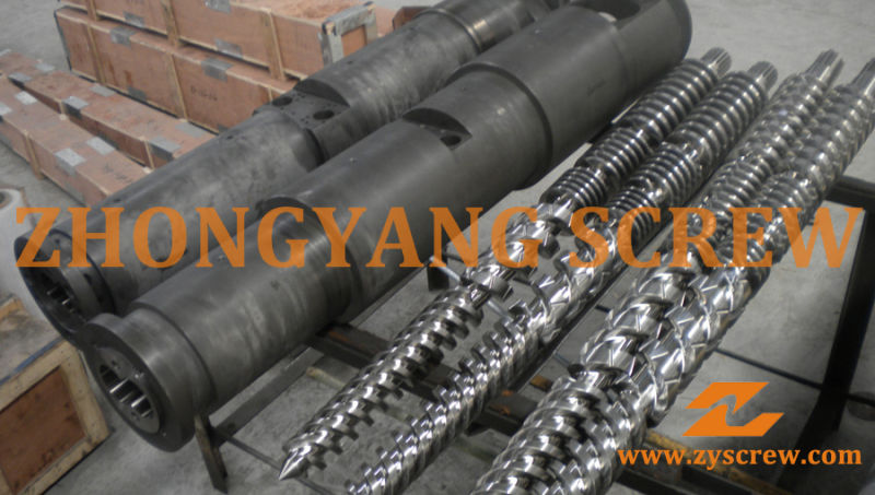 Zhejiang Zhoushan Conical Twin Screw Barrel for PVC Pipe Sheet
