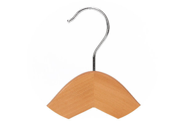 Garment Luxury Wooden Coat Clothes Children Baby Hanger with Bar