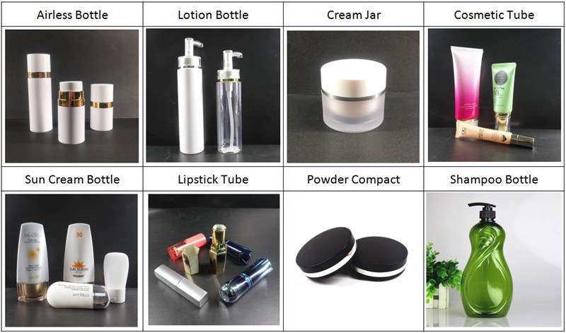 2017 Wholesale Customized Plastic Cosmetic Jar