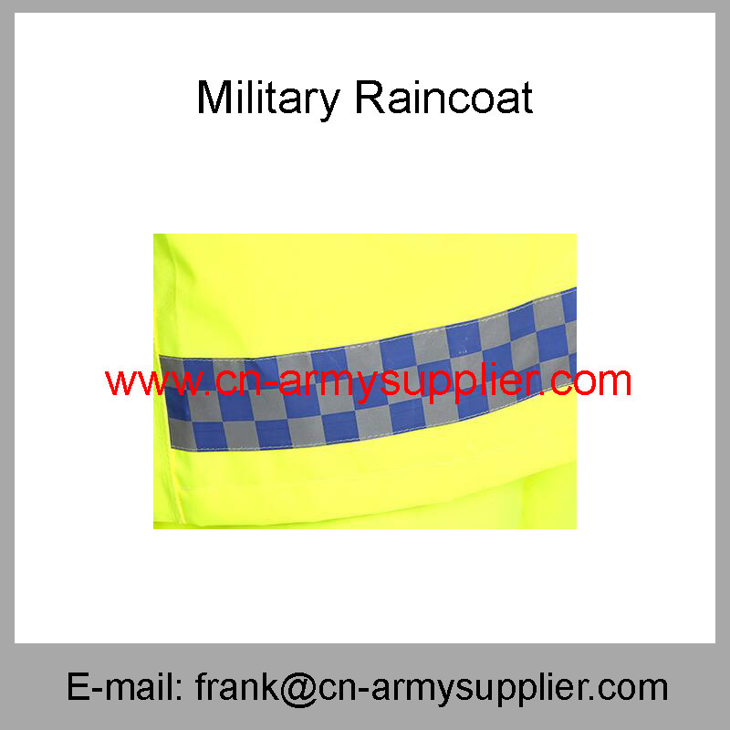 Reflective Raincoat-Security Raincoat-Traffic Raincoat-Police Raincoat-Duty Raincoat-Military Raincoat