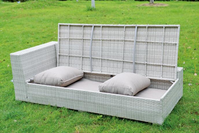 Outdoor Furniture PE Wicker Rattan Sofa
