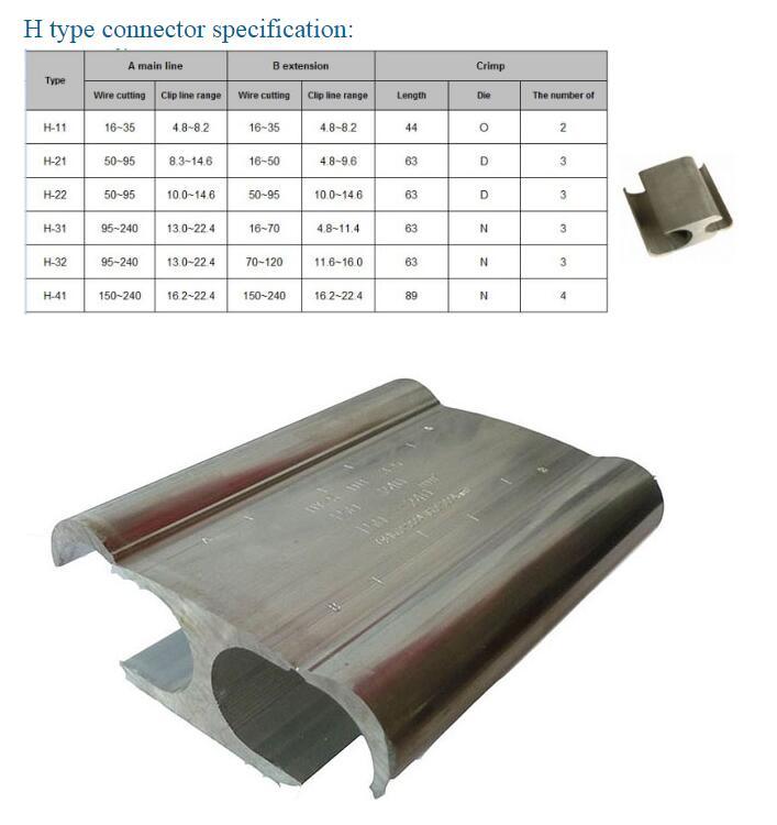 Aluminum Material H Type Connector