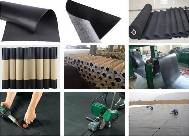 Welded EPDM Rubber Pond Liner/Waterproof Membrane