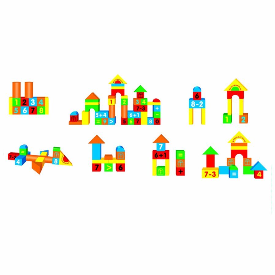 Wooden Building Block for Kids Toy Wooden Building Blocks Magnetic Block for Kids