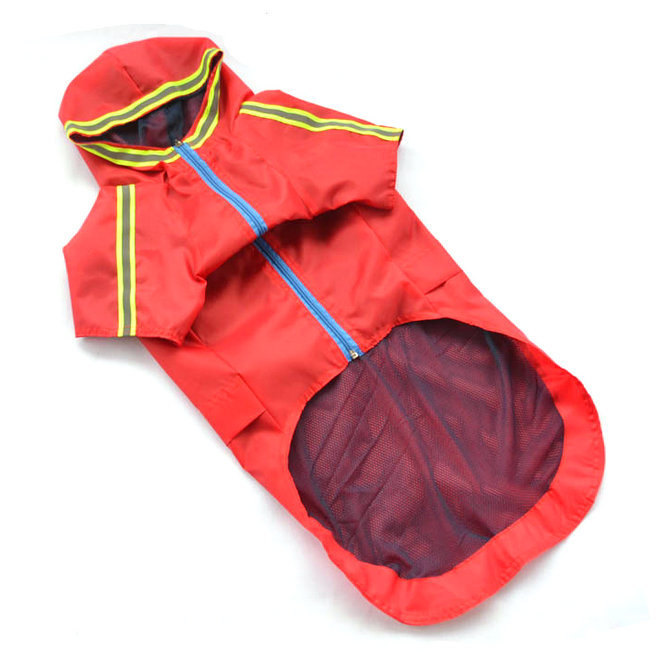 Reflective Pet Rain Coat Dog Clothes for Large Dogs