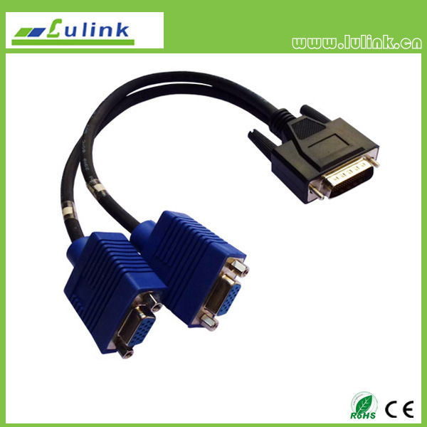 15 Pin 3+6 Core Male to Male VGA Cable with Ferrites