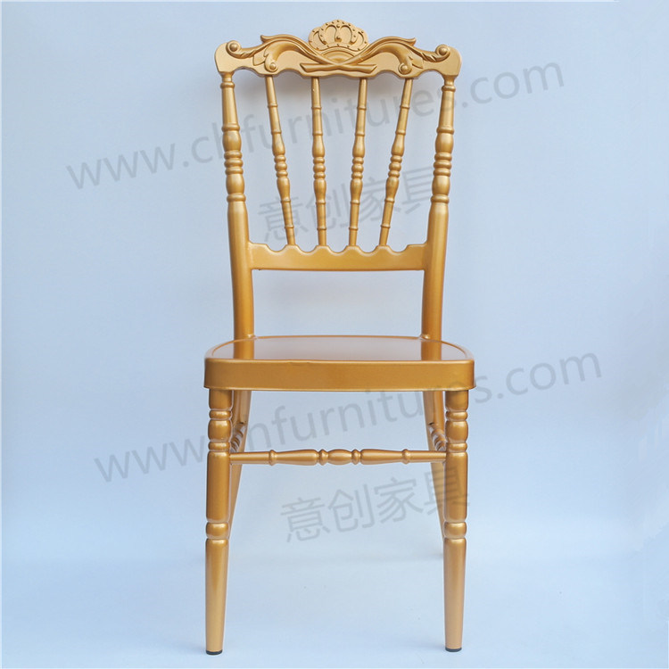 Yc-A08 Stacking Metal Hotel Restaurant Banquet Wedding Tiffany Chiavari Chair