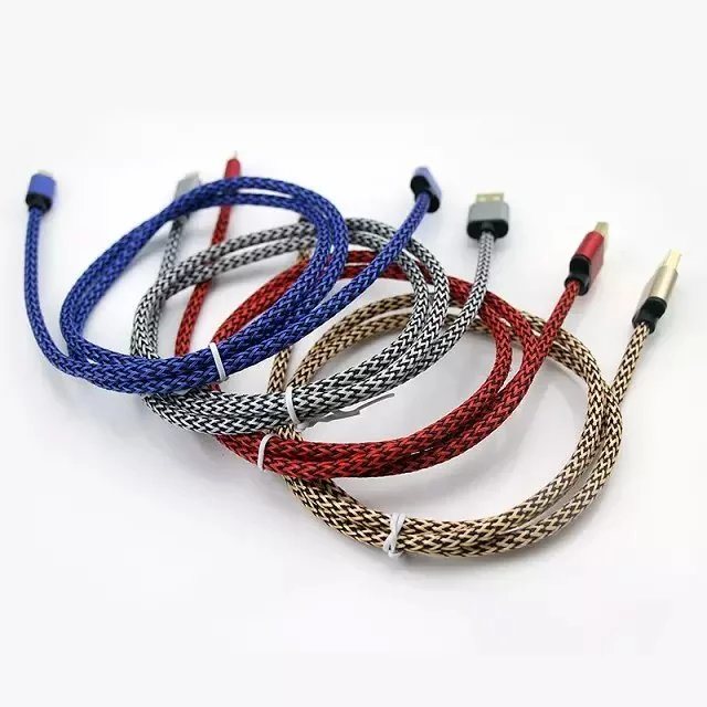 Braided USB Cable for iPhone 6s 6plus iPad Mini iPod