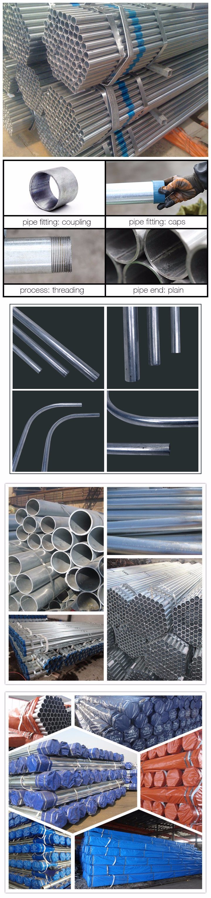 BS1387 Standard Hot DIP Galvanized Steel Tube