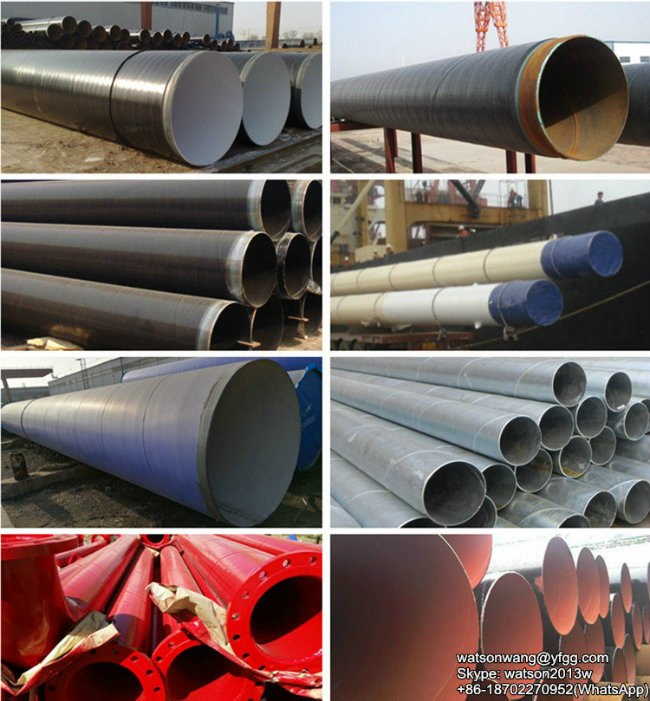 API 5L SSAW Spiral Welded Steel Pipe with Diameter 219mm to 2000mm