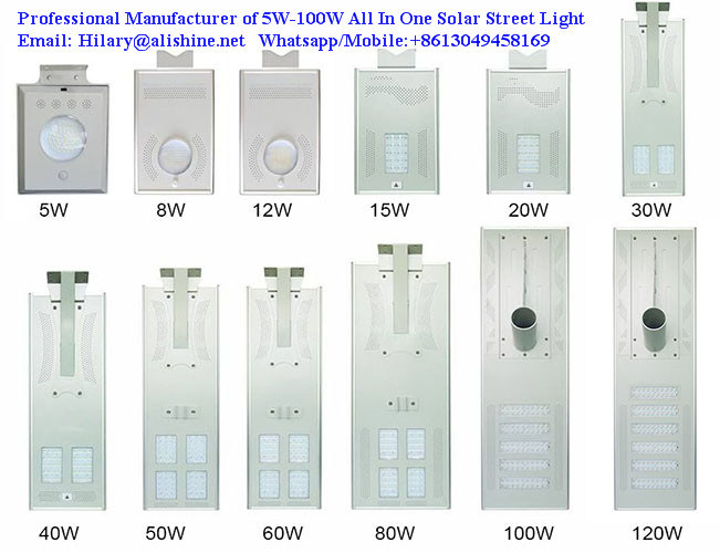 High Bright All-in-One/Integrated Solar Products LED Lamp Street Light