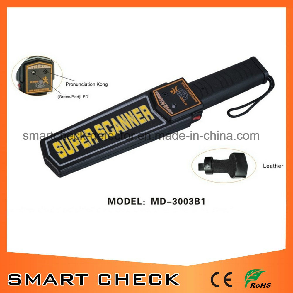Portable Hand Held Metal Detector Body Scanner Detector with Rechargeable Battery