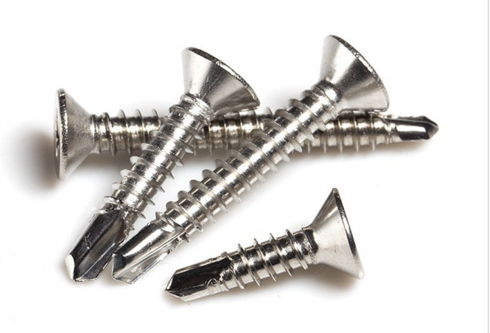 Stainless Steel Cross Recessed Countersunk Head Self Drilling Screw