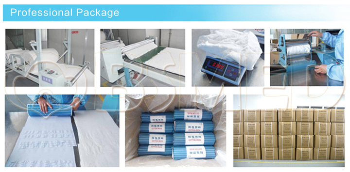 Paper Wrapped Medical Absorbent Cotton Wool Roll for Hospital Use