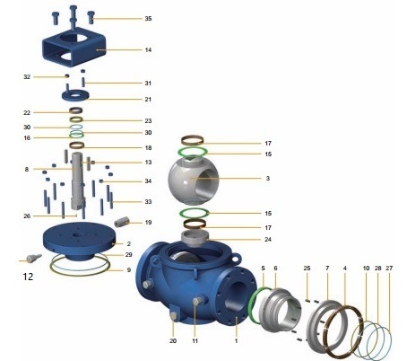 Cast Steel Wcb Lcb Lcc Flange Trunnion Mounted Top Entry Ball Valve Manufacturer