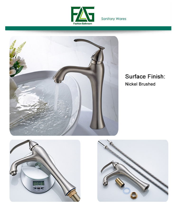 Basin Faucet Nickle Brushed Sanitary Ware