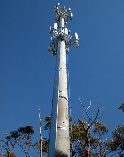 Steel Monopole Communication Signal Tower