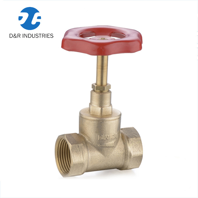 Dr3006 Brass Stop Cock Valve with Cast Iron Sheet Handwheel