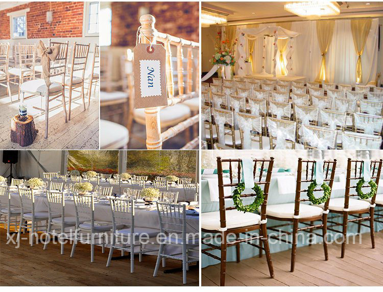 High Quality Steel Aluminum Hotel Restaurant Dining Wedding Banquet Chiavari Chair