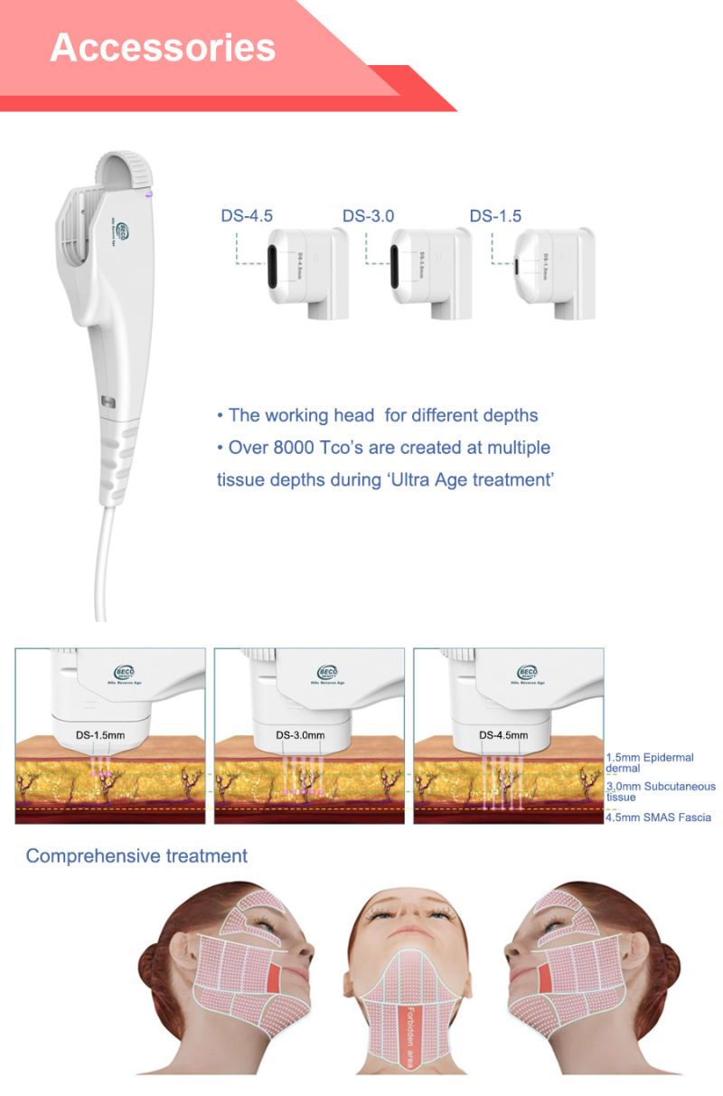 Fu4.5-2s Non-Surgical High Intensity Focused Ultrasound Hifu Face Lift Beauty Equipment