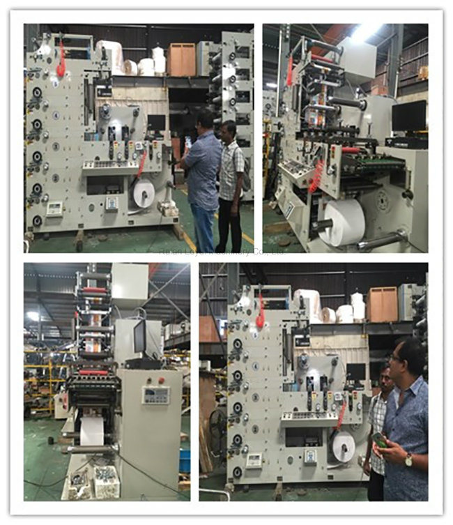 Automatic Five Colour Kraft Paper Roll Printer Machinery