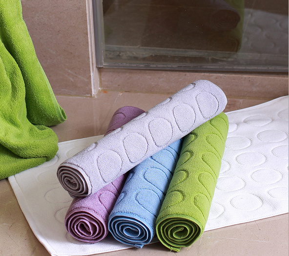 High Quality 100% Cotton Hotel Footprint Bath Towel Mat