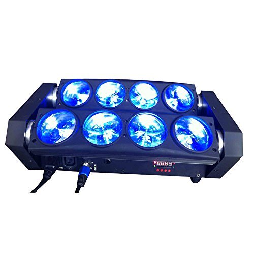 8PCS *10W RGBW 4 In1 LED Full Color Spider Moving Head Light