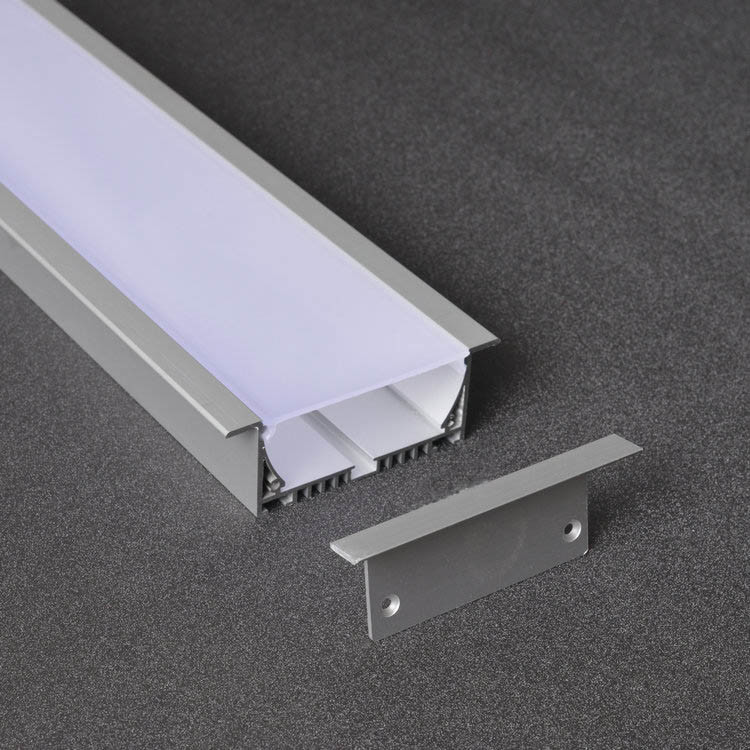 15-120mm Optional Recessed Industrial LED Aluminum Profile