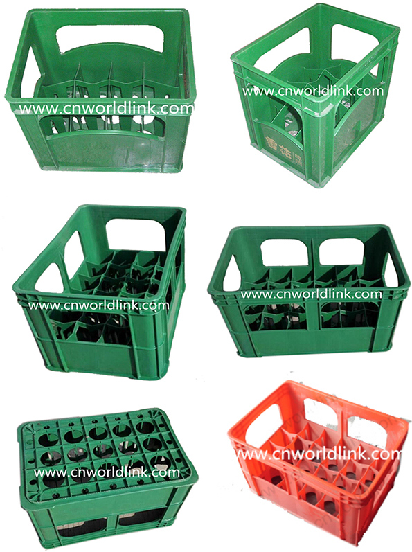 24 Bottles Colorful Plastic Milk and Beer Basket