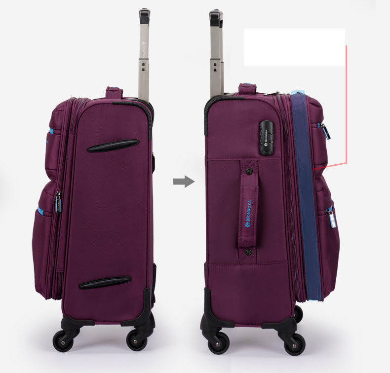 Leisure Waterproof Wheeled Trolley Luggage Travel Case Bag (CY3398)