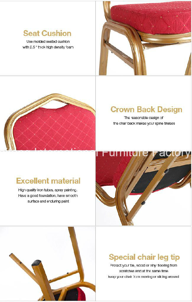 Wholesale Hotel Furniture Stackable Banquet Wedding Event Dining Chair